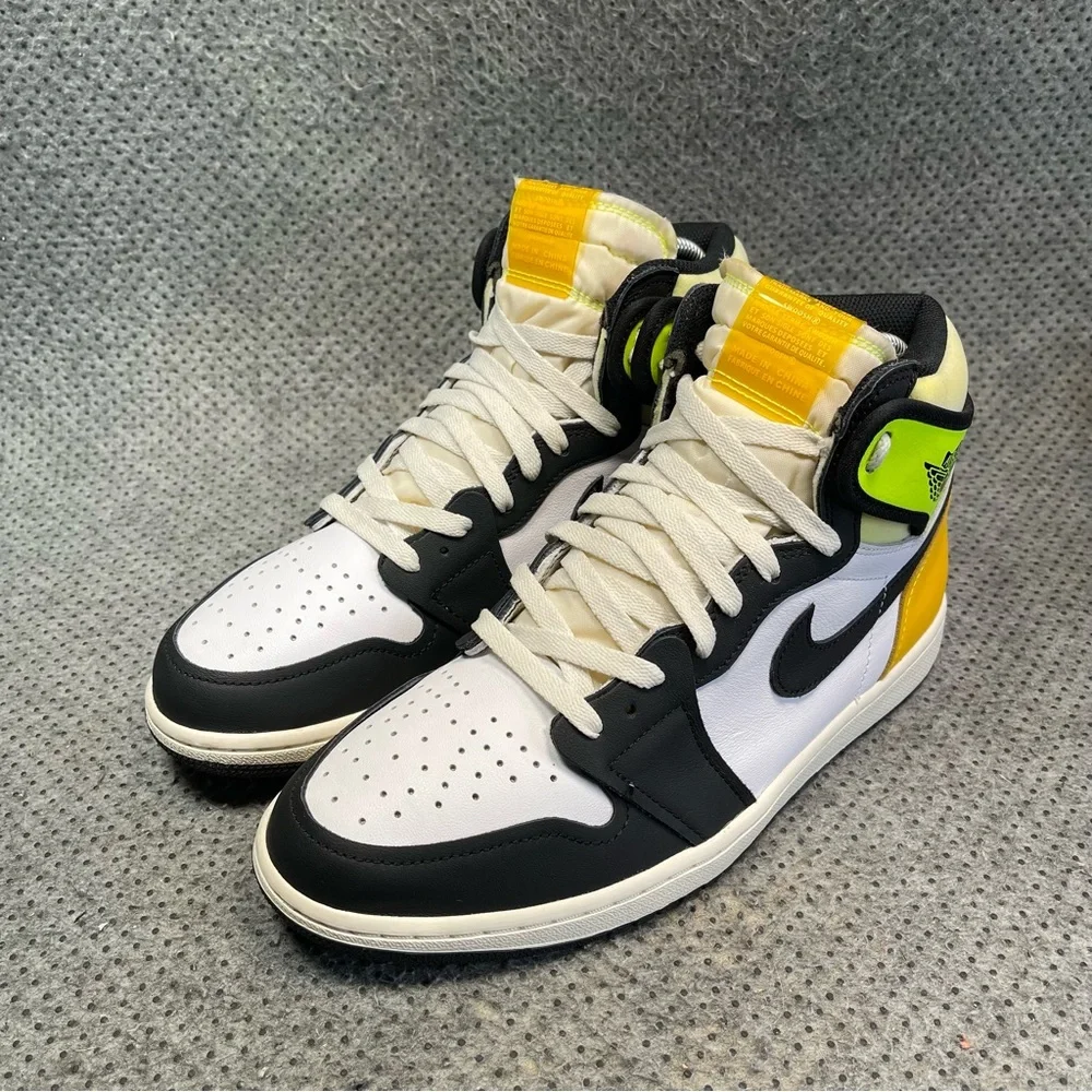 Air Jordan 1 Retro High Volt White/Black Size 10 Men’s